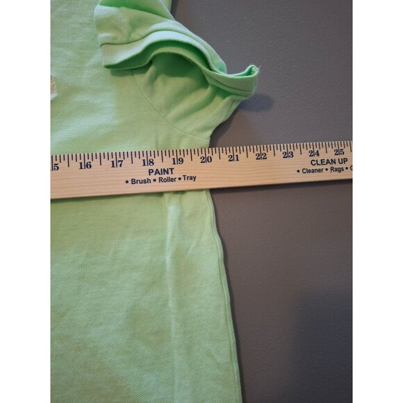 Chaps Mens Polo Shirt Medium LGreen Natural Stretch Cotton Casual Preppy - Picture 7 of 8
